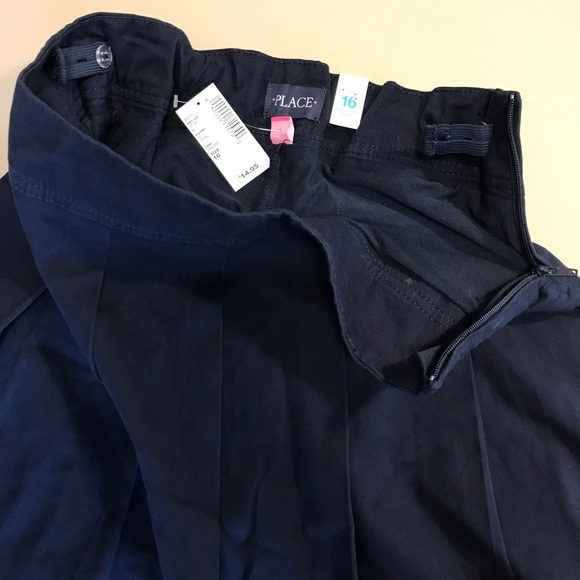 Carters school uniform pleated solid skort - Picture 3 of 4